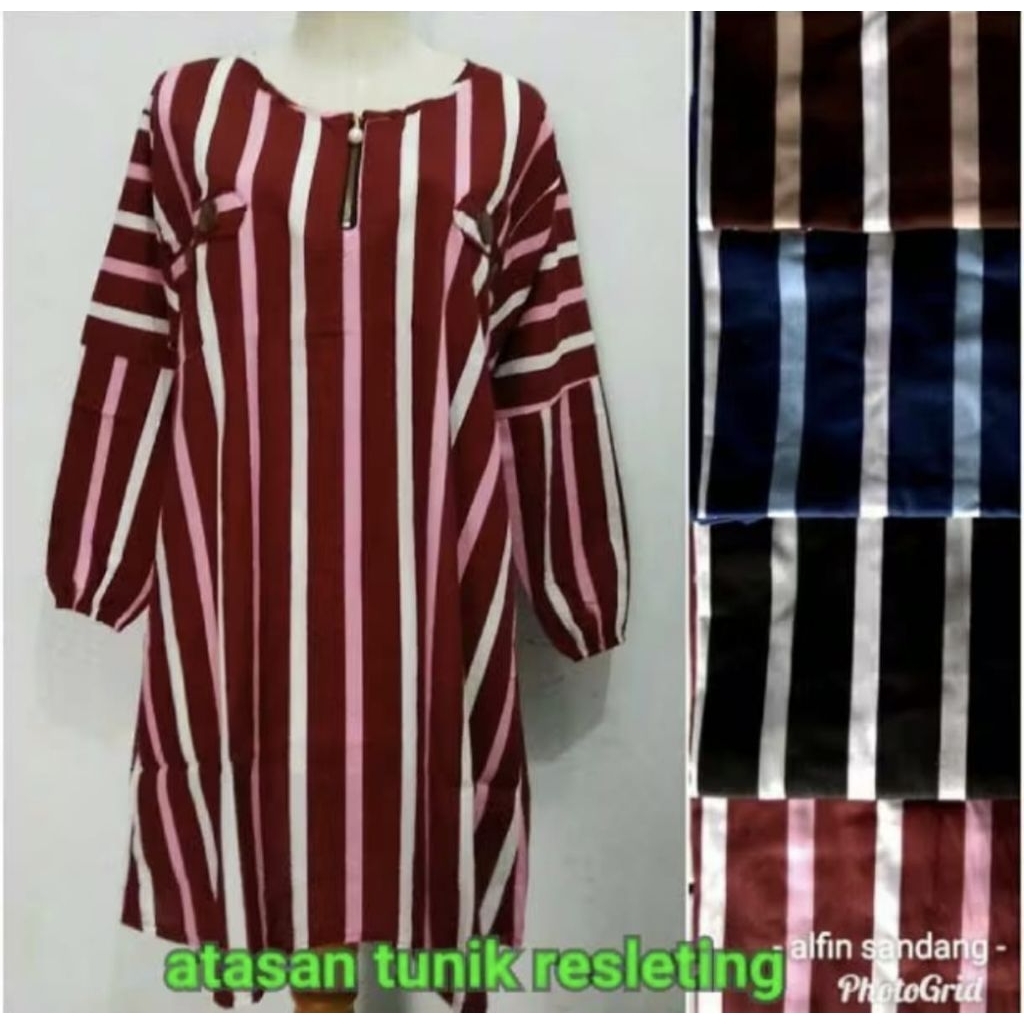 blouse atasan wanita oversize blus motif bunga