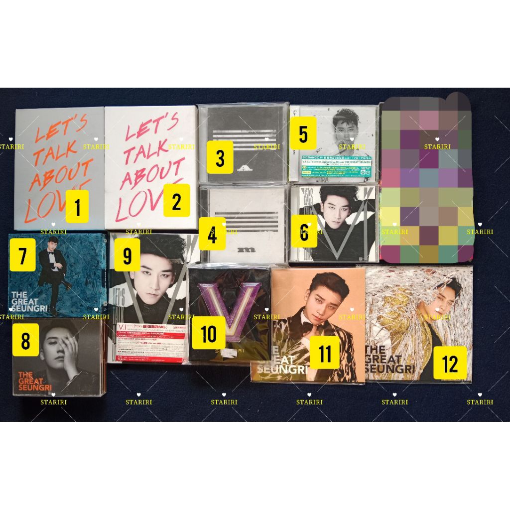 [BACA DESKRIPSI] BIGBANG SEUNGRI ALBUM & DVD PRELOVED
