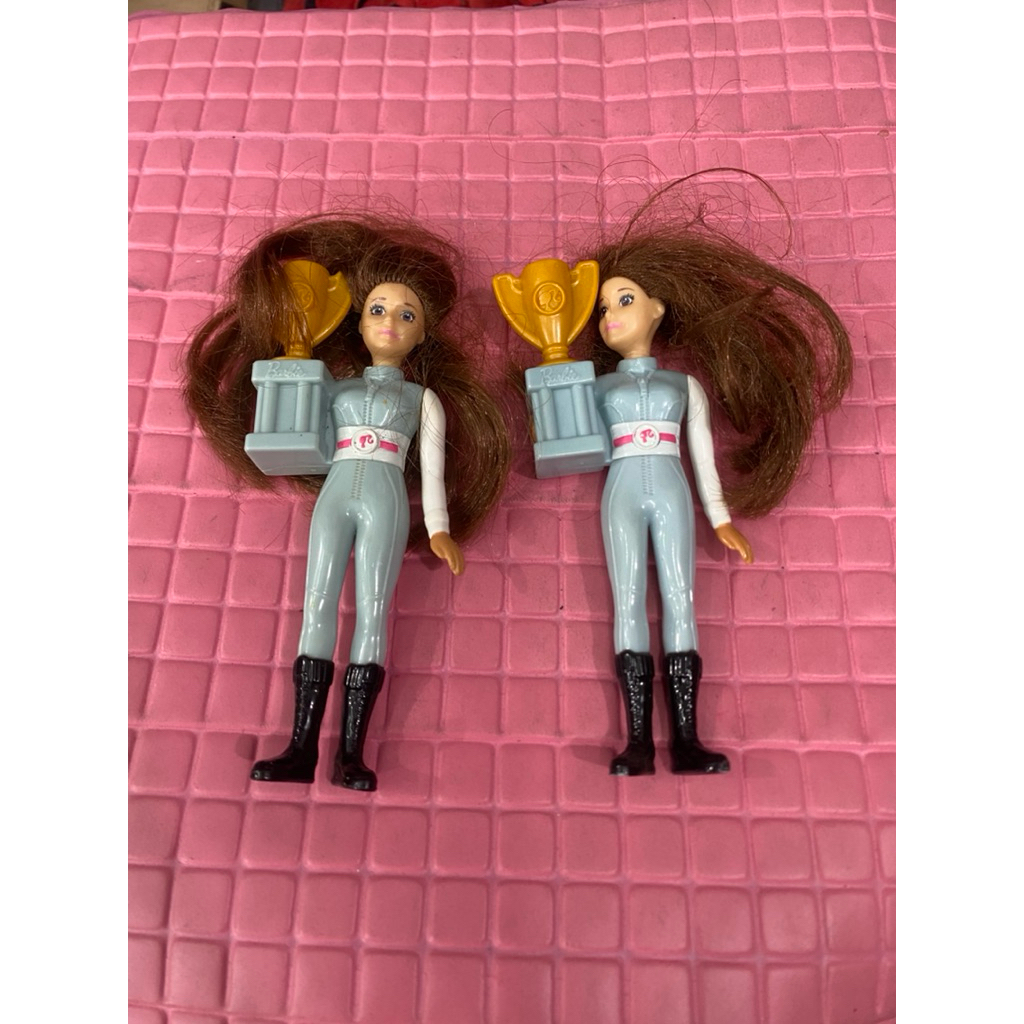 Pl Fogure Aksi Balap Berbie 09 Satu Set 2 Pcs 12 Cm