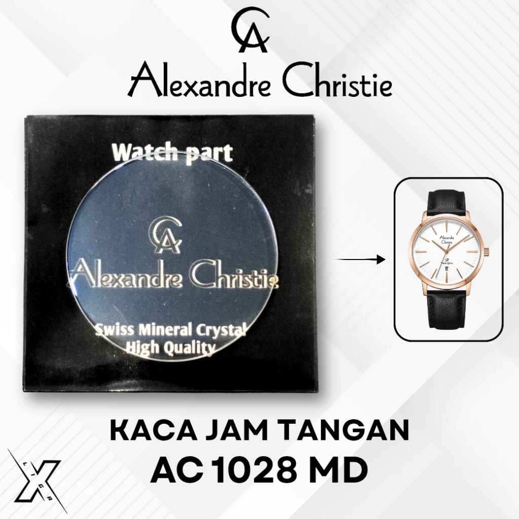 Kaca Jam Tangan Alexandre Christie AC 1028 MD