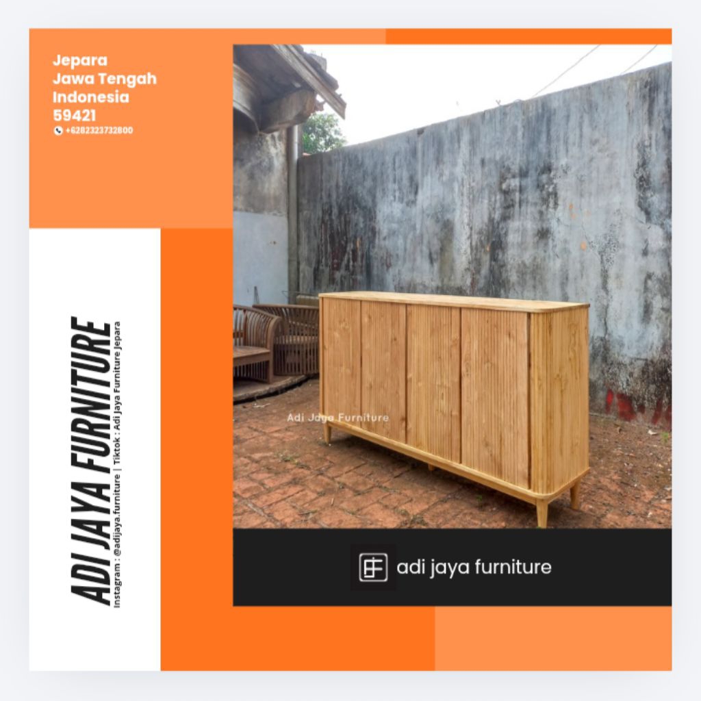 lemari rak sepatu besar kayu jati lemari sandal sepatu kayu jati