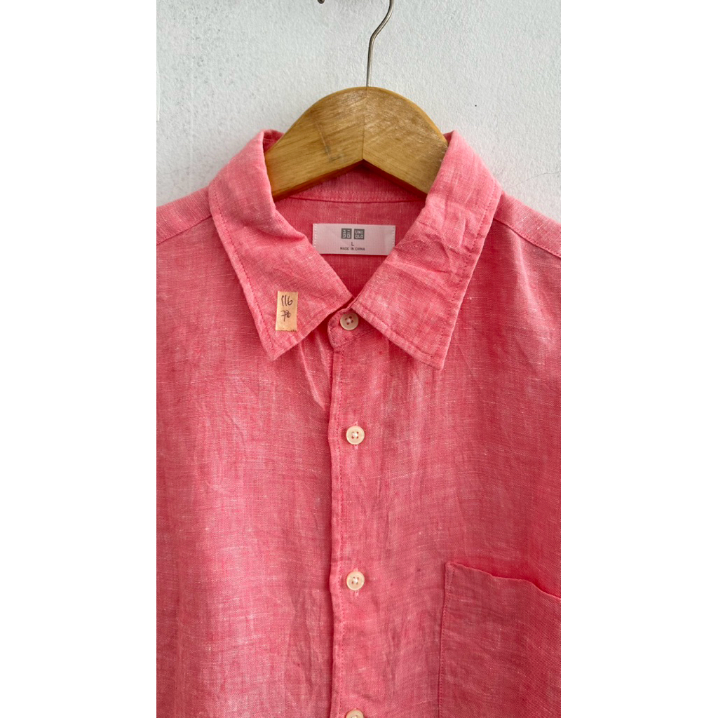 KEMEJA UNIQLO XXL XL JUMBO LD 116