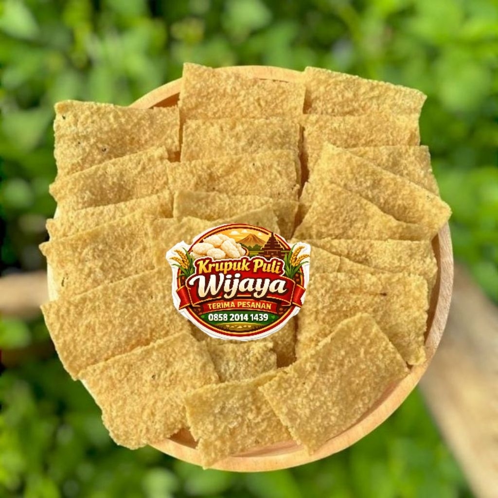Kerupuk Nasi/Puli Mentah Kemasan 200gr dan 500gr dijamin mekar gurih dan renyah