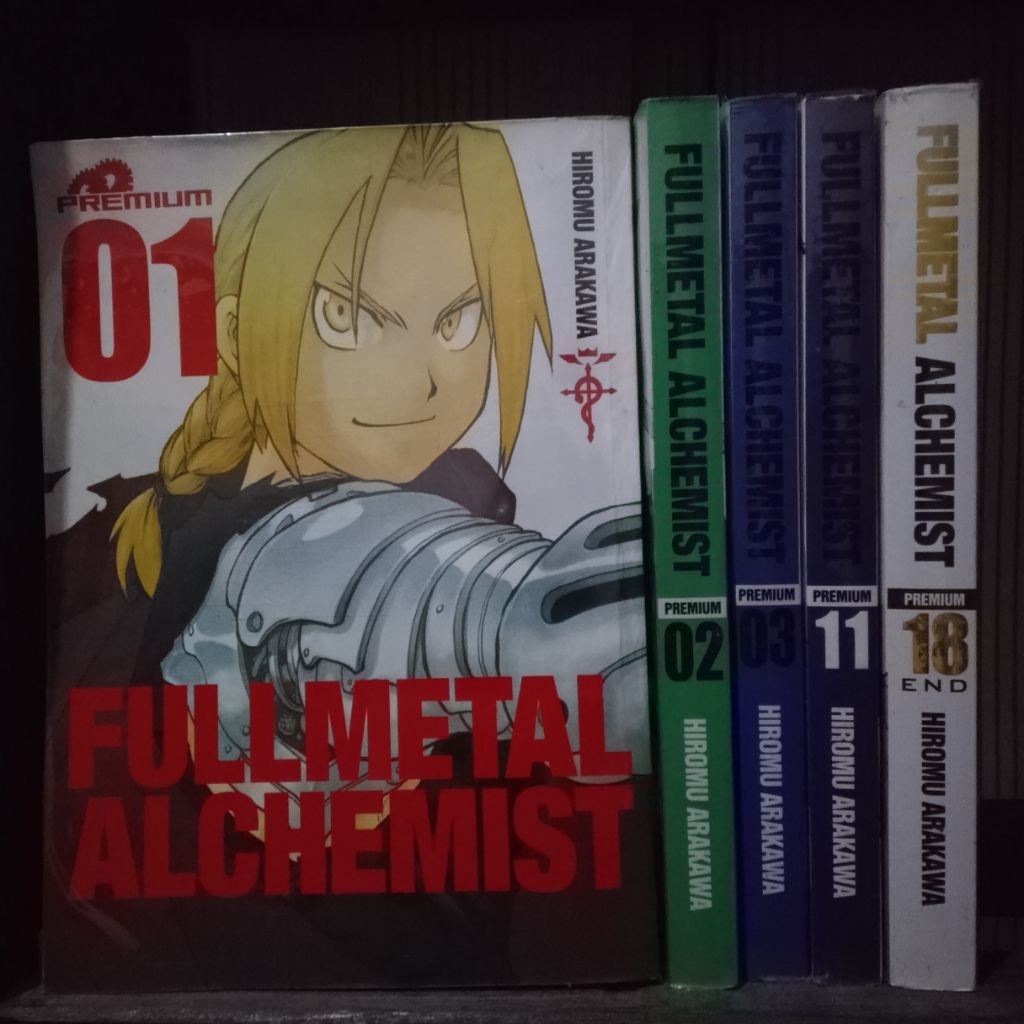Komik Fullmetal Alchemist Premium Hiromu Arakawa Volume 1, 2, 3, 11, 18 Preloved
