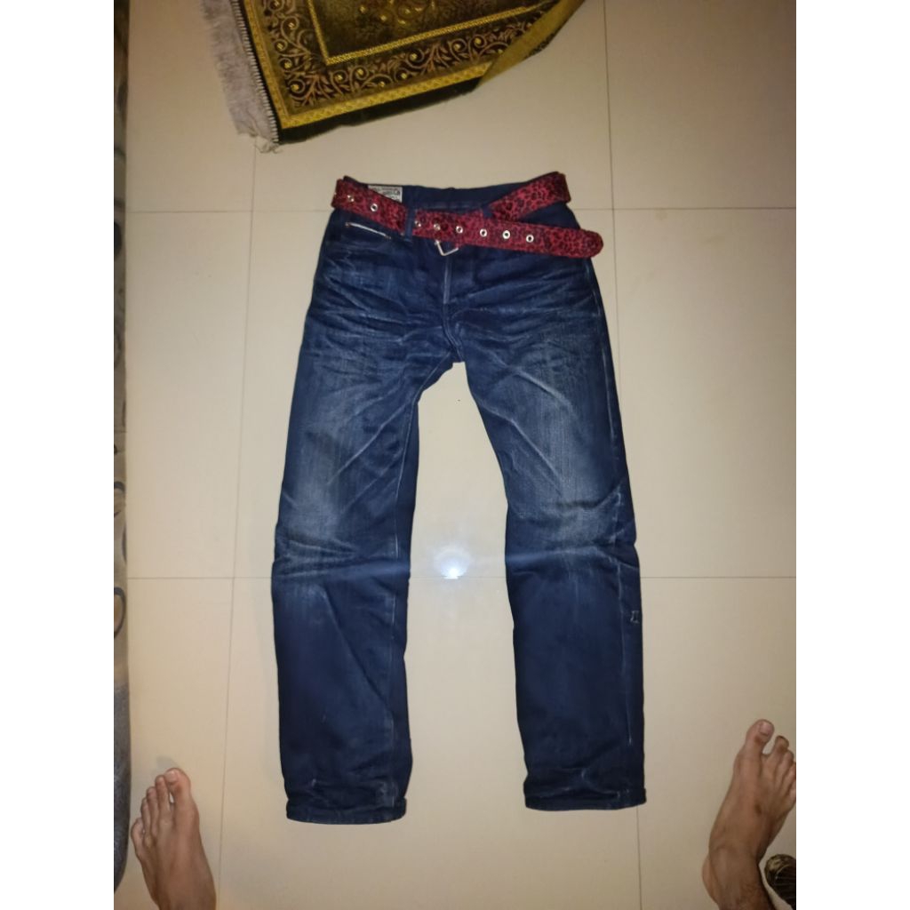 bluestates denim black jaguar 18.5 oz sz 30 nego