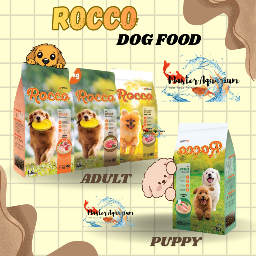 ROCCO ADULT DOG & PUPPY ALL VARIAN 1,5KG ROCCO DOG FOOD 1,5KG WET FOOD