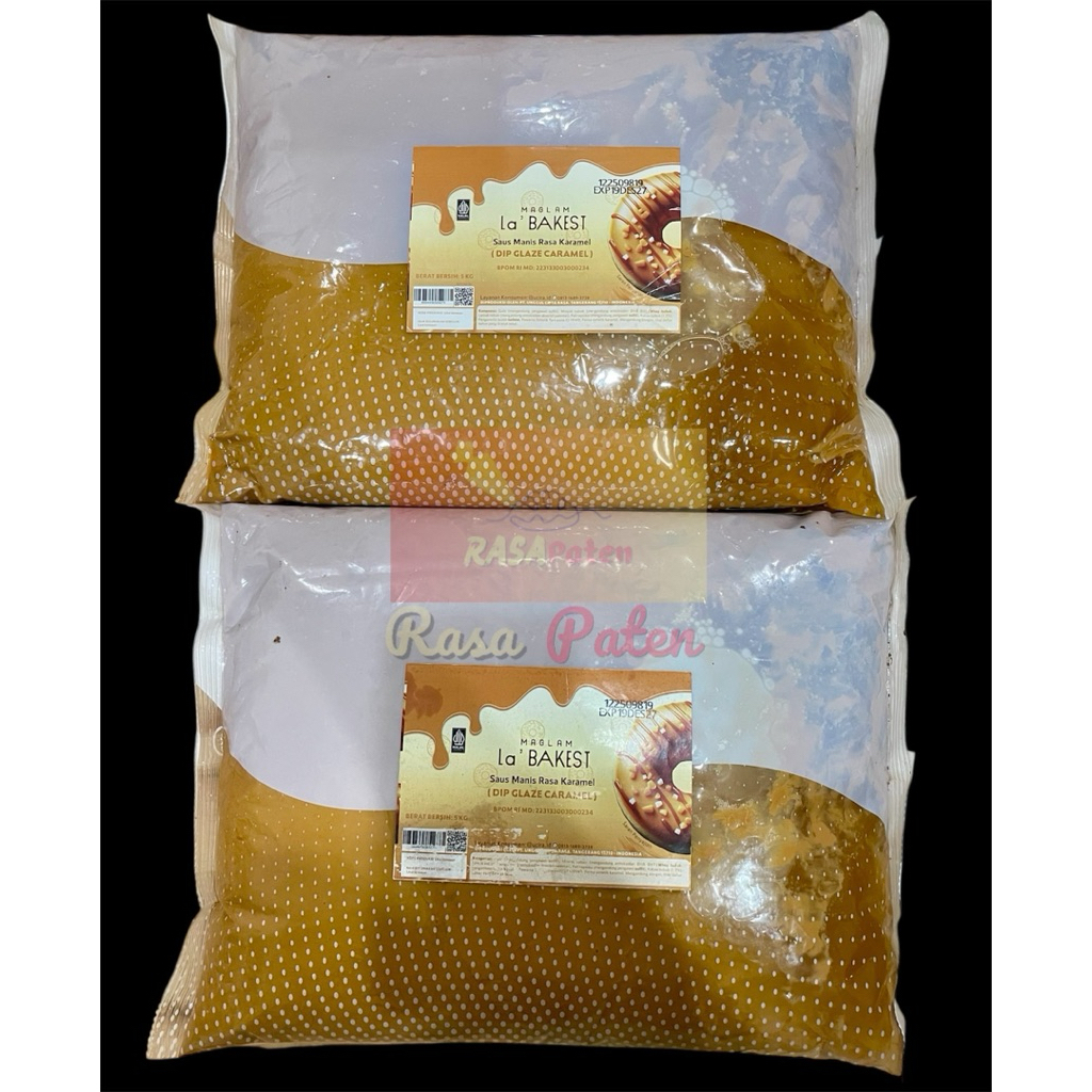 GLAZE CARAMEL 5 kg BANTAL Maglam La'Bakest Halal BPOM RI Selai Premium Makanan Kue