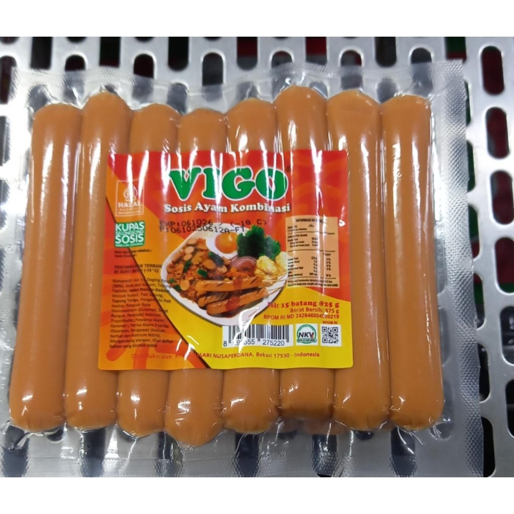VIGO SOSIS AYAM KOMBINASI 15s 375GR
