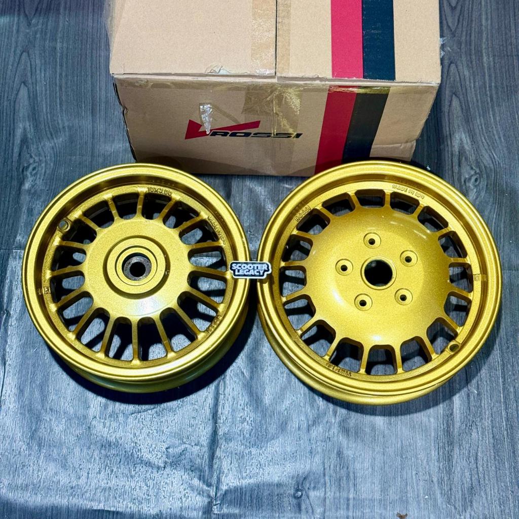 Velg VROSSI Uno Gold Front & Rear Vespa S LX LXV Ring 10"