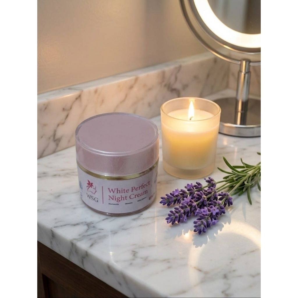 BPOM | WSG white skin glow cream pencerah bpom 100% no merkuri berat 10gram