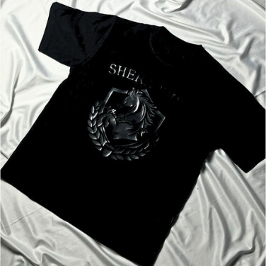 Sheraphine Studios - Tshirt Reguler Premium Black and White Cotton Combed 20s