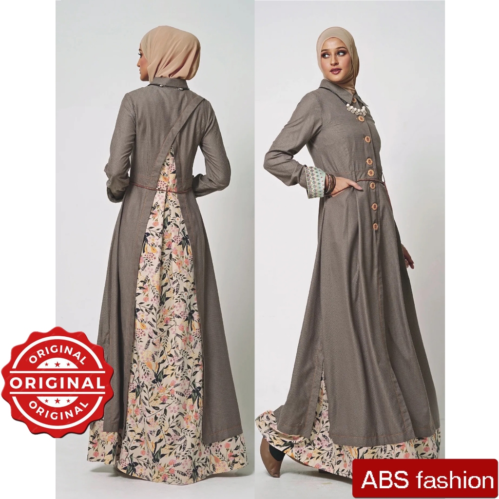 Gamis TUNEECA Siraj T-0126002, Cotton XS-XXL, Gamis untuk acara formal dan semi formal