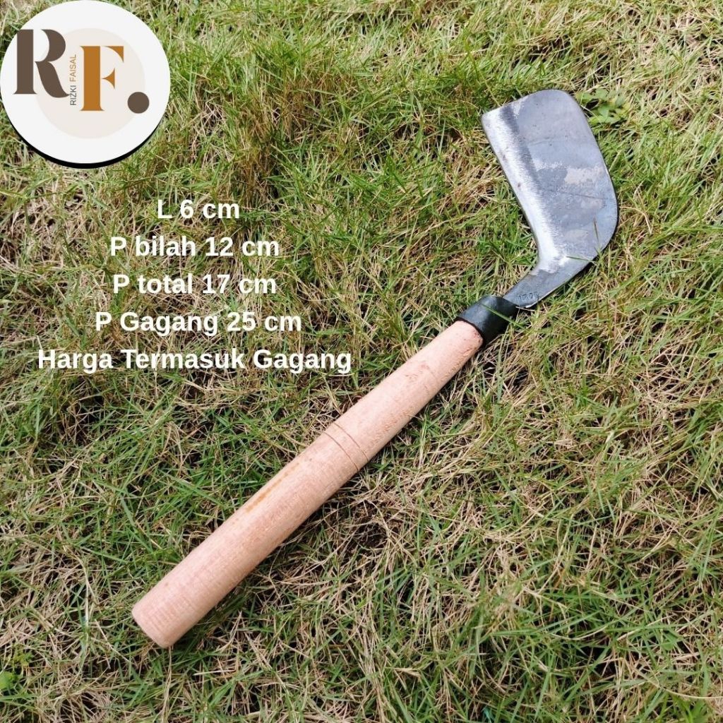 ( Oyos ) Kored Rumput Kebun Alat Pertanian Arit Rumput