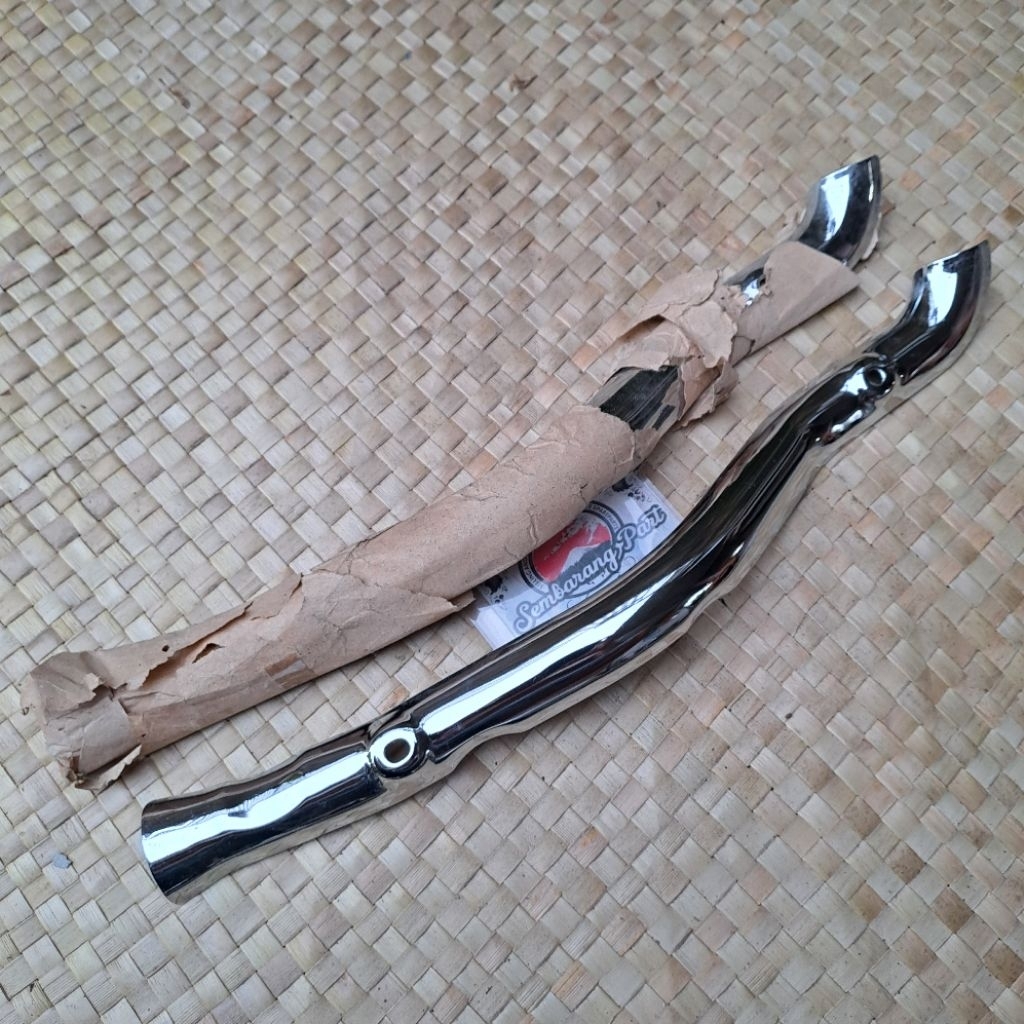 COVER LEHER KNALPOT HONDA KARISMA SUPRA X 125 LAMA NOS