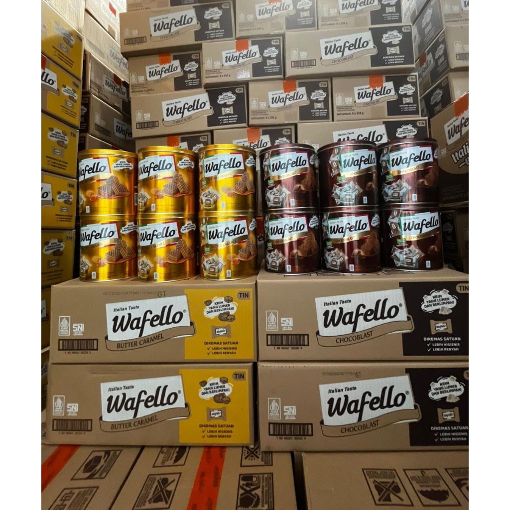 Wafello Kaleng / Roma Wafello Kaleng /Roma wafello / Kue Lebaran /Waffelo Murah