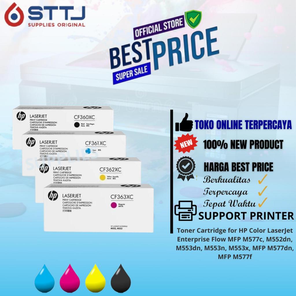Toner HP CF360XC CF361XC CF362XC CF363XC 1Set Black&Colour Toner Cartridge Laserjet Printer MFP M577
