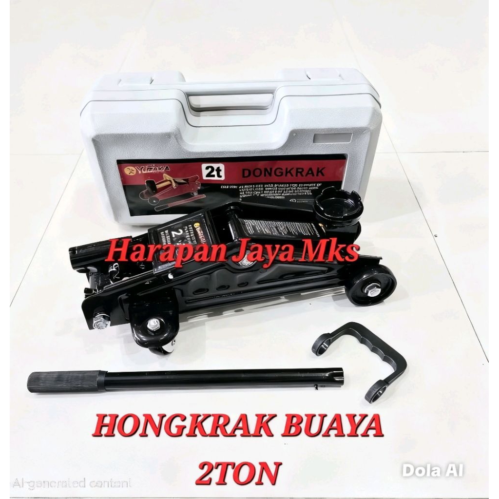 [1PC] DONGKRAK BUAYA HYDRAULIC JACK KAPASITAS 2TON UNTUK SEMUA JENIS MOBIL MEDIUM SUV / SEDAN / AVAN