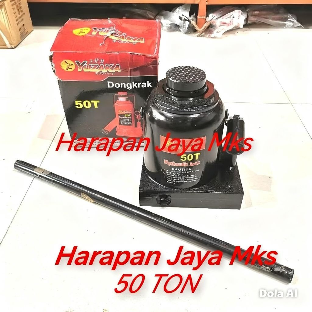 [1PC] DONGKRAK BOTOL HYDRAULIC JACK KAPASITAS 50TON / 50 TON - YUZAKA BERKUALITAS