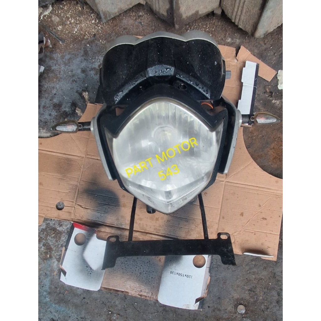 Reflektor Lampu Depan Headlamp Lampu Depan Komplit Spedometer Vixion Old / Original Copotan