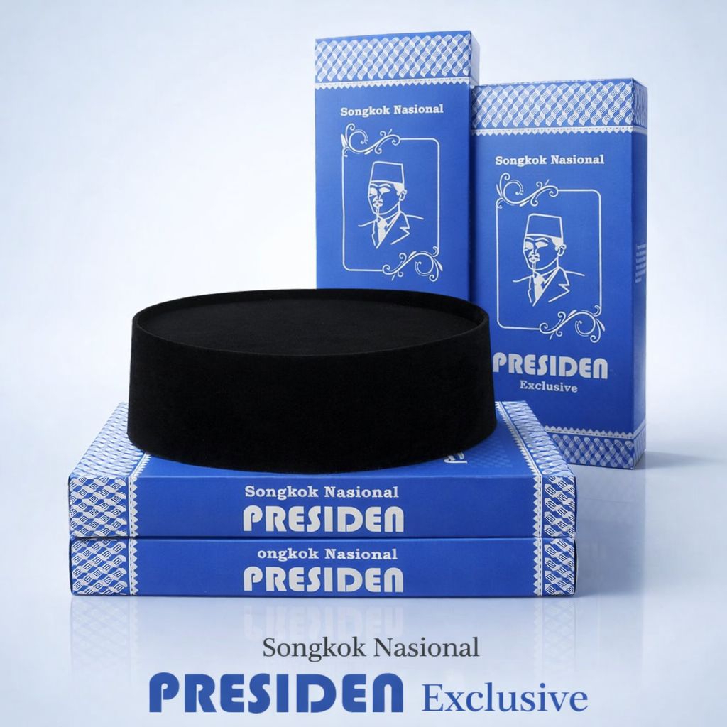 Peci Anak SD,SMP Dan SMA Hitam Songkok Cap Presiden / Peci Songkok Dewasa