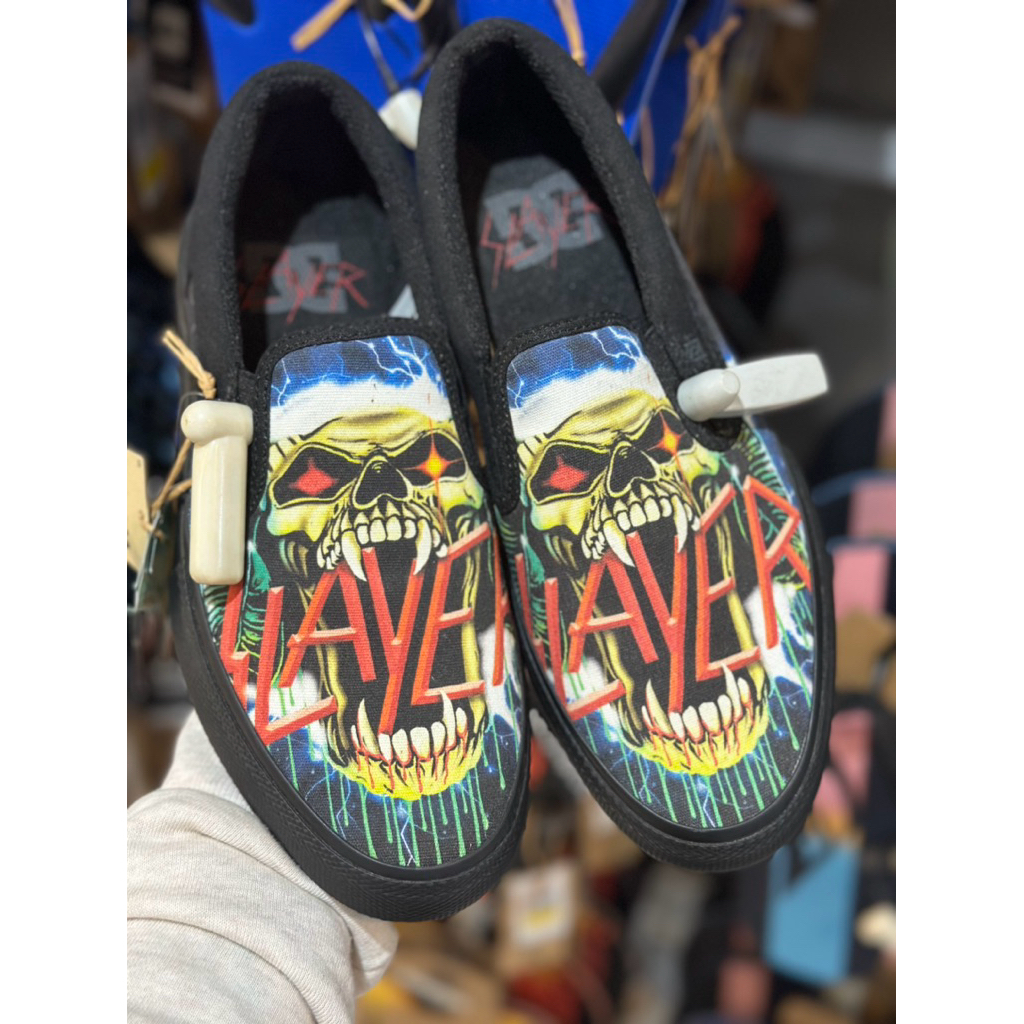 DC shoes sepatu slip on SLAYER NEW ORIGINAL 100%