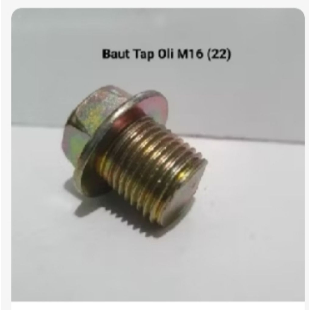 Baut Tap Oli M16 (Drat 22 Kasar)