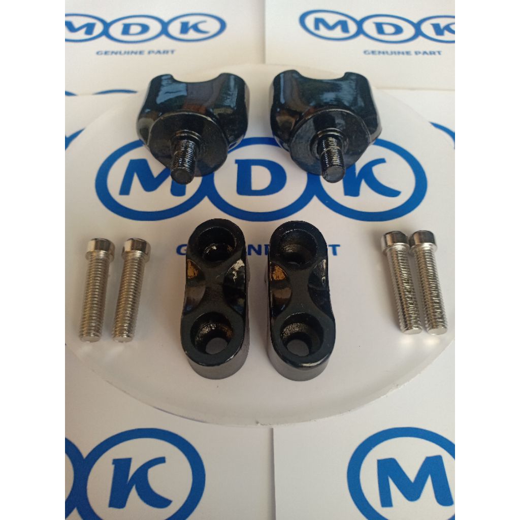 KLEMAN TUTUP ATAS (KECIL) BEAT STREET  + RAISER BAWAH BEAT STREET + BAUT L (4PCS)