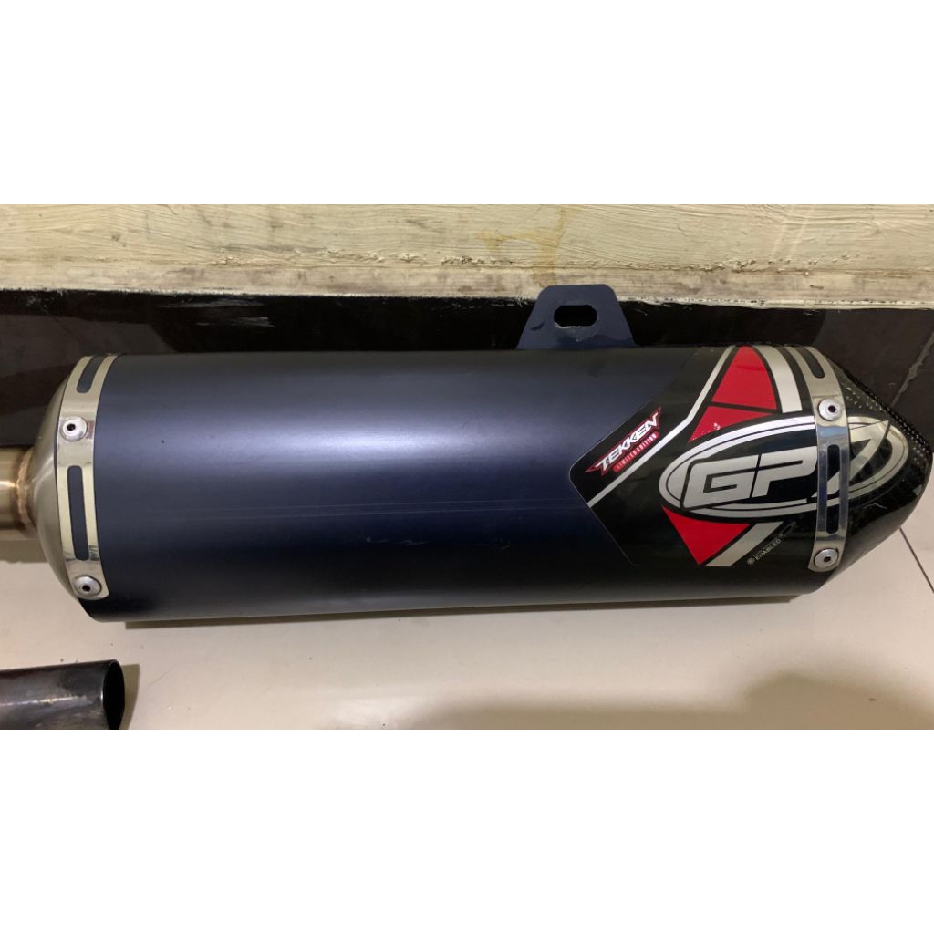 Knalpot GP7 Tekken limited edition carbon Yamaha WR155