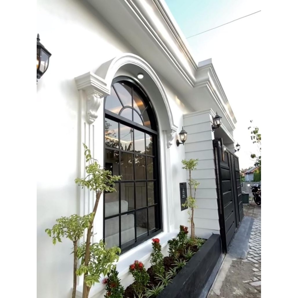 lis profil beton jendela lengkung/lis profil bingkey jendela/jendela lengkung beton