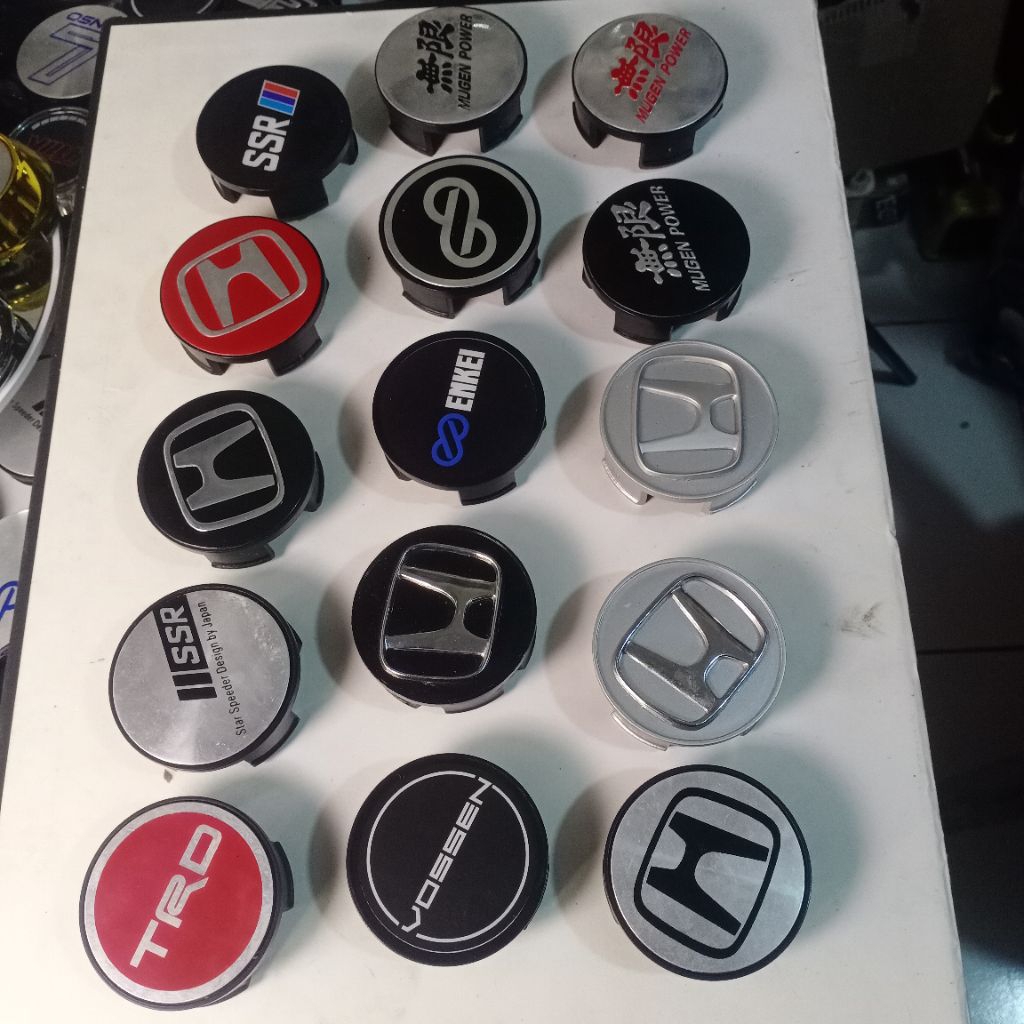 Tutup Roda Dop Velg Racing Standar Variasi Honda Jazz Brio Mobilio diameter 5,8 CM