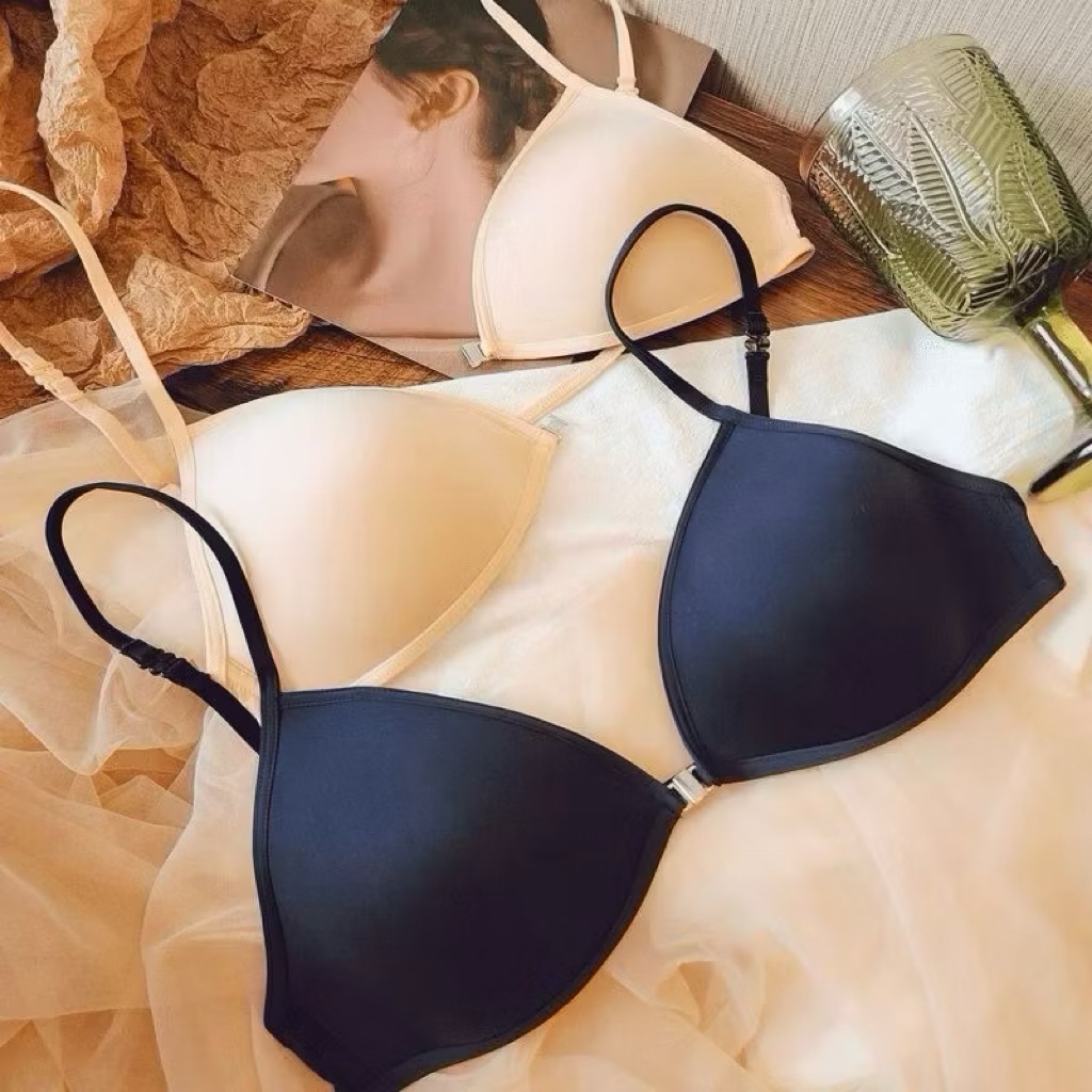 Bra 030 Bra / BH Kancing Depan Backless motif Tally cup kecil ,Busa tipis