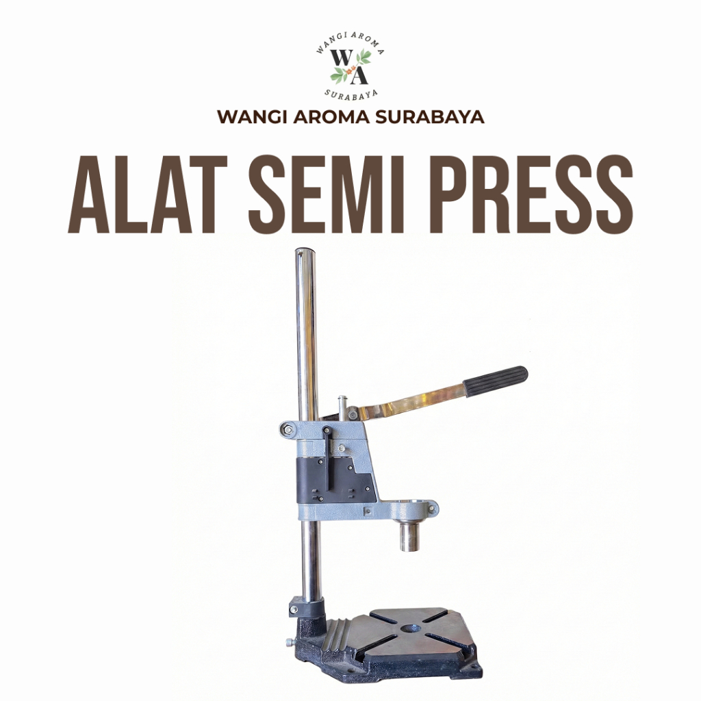 Alat Semi Press Botol Parfum Semi Press Besi - Easy Press Besi Duduk