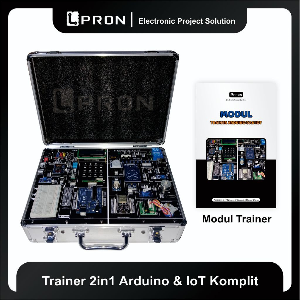 Trainer Kit 2in1 Mikrokontroler Arduino dan IoT Komplit