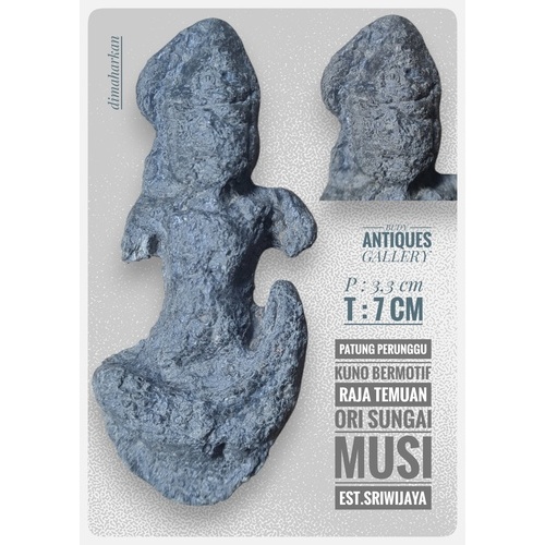 Patung Perunggu Kuno Bermotif Raja Temuan Musi