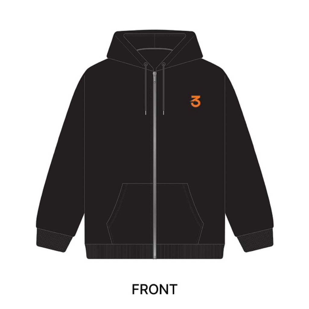 [PRE ORDER] MD ZIP UP HOODIE CNBLUE 3LOGY OFFICIAL MURAH
