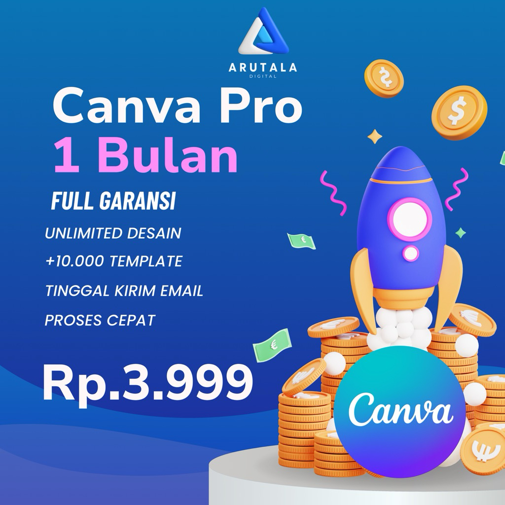 CANVA PRO 1 BULAN