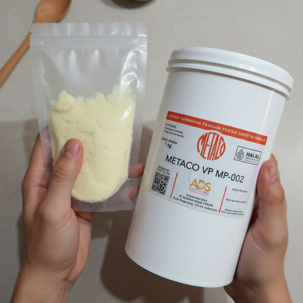 Vanila Kuning Metaco Kemasan Repack Vanili bubuk 100 Gram