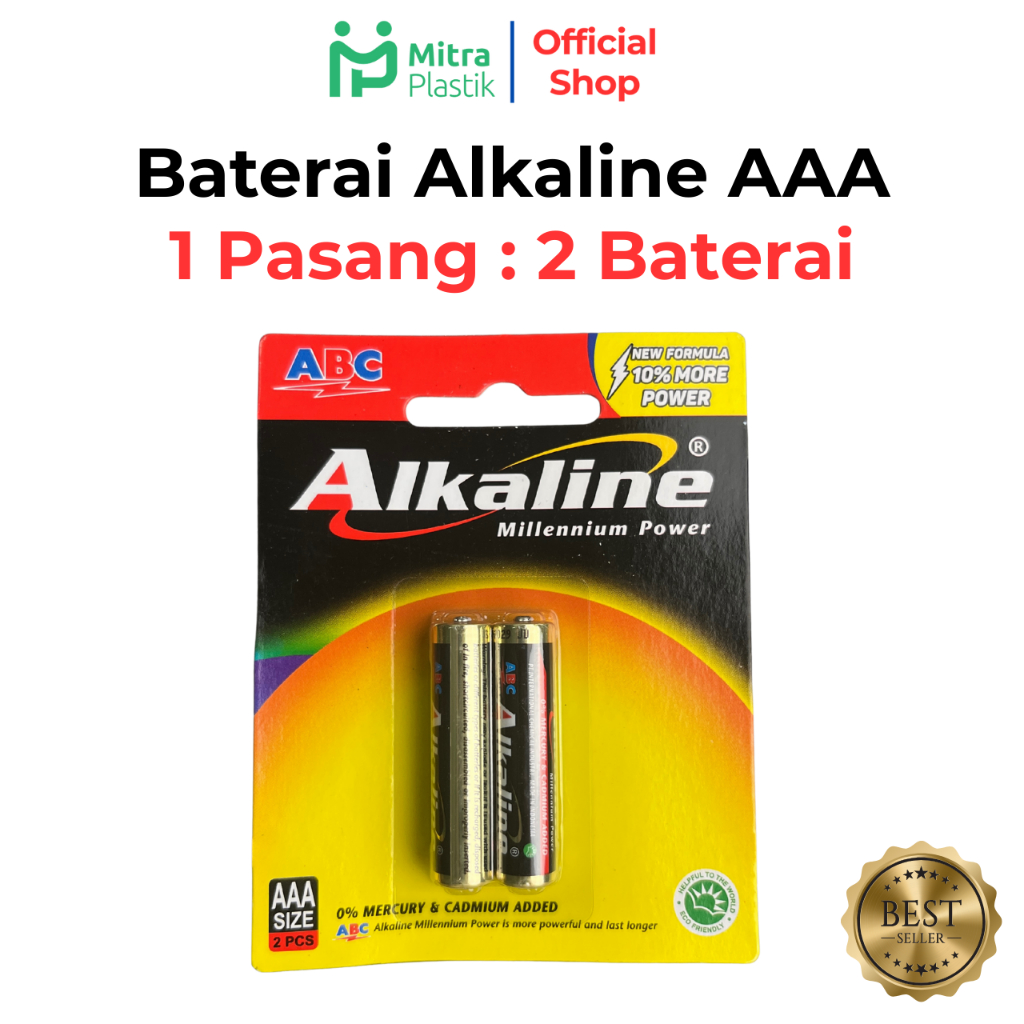 Baterai ABC Alkaline AAA Baterai 3A Batre Alkaline Murah Baterai Kecil Baterai Alkaline