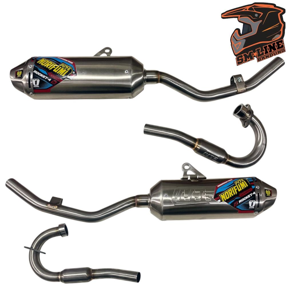 Knalpot Norifumi Rocket 4 klx140 Klx 140 original