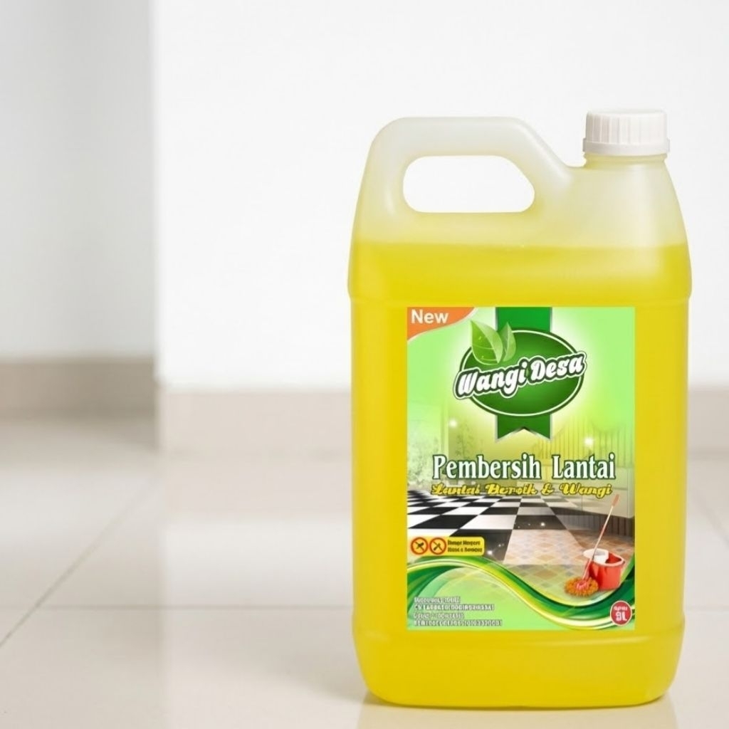 Sabun Pembersih Lantai 5 Liter Wangi Desa | sabun cair pel lantai wangi segar