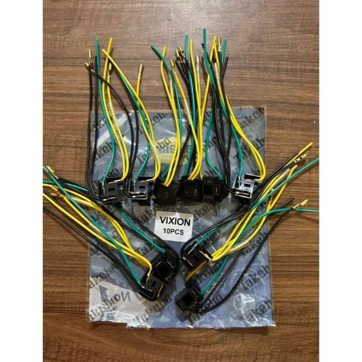 ( TAKEHO ) ( 10 PCS ) Fitting Lampu Depan Vixion Motor