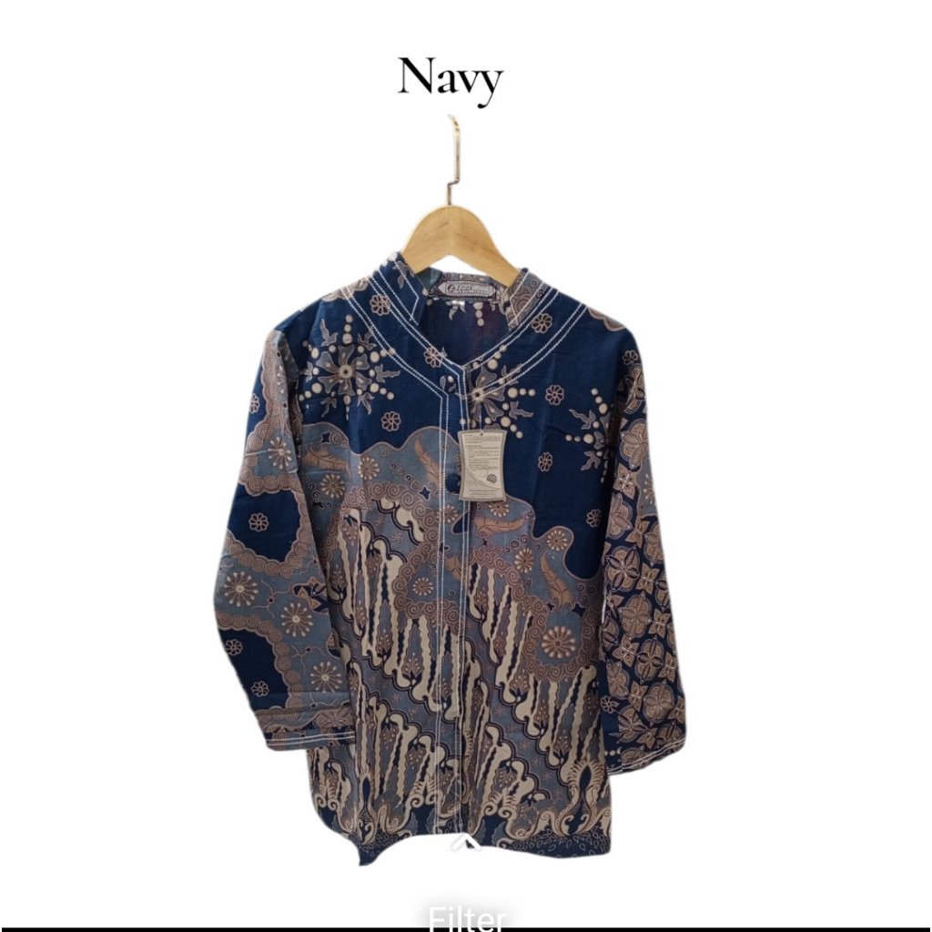 BLOUSE BATIK WANITA LENGAN PANJANG REMAJA DEWASA
