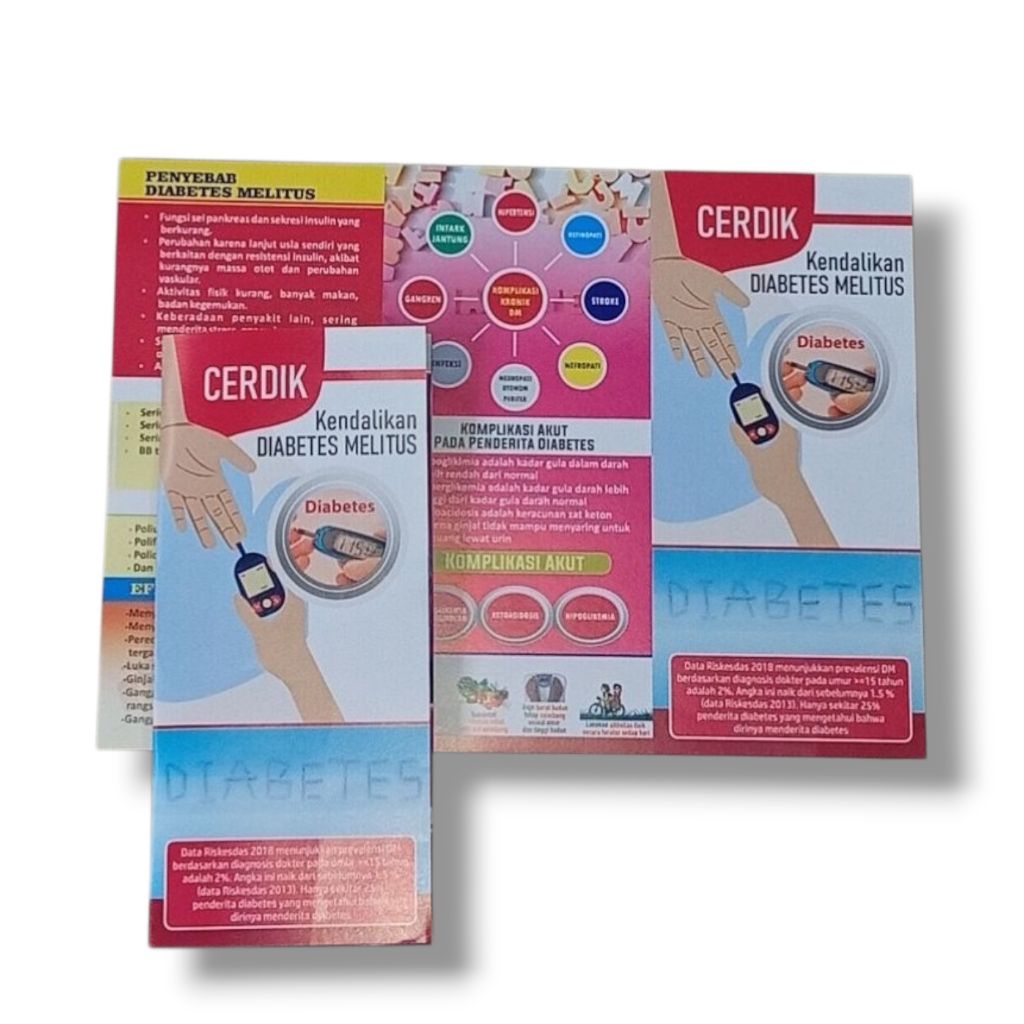 Leaflet Edukasi Diabetes | Diabetes Melitus (DM) | Brosur Kesehatan