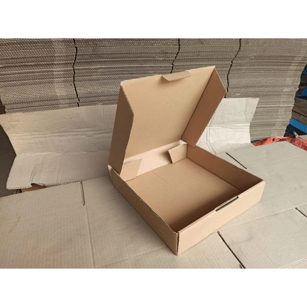 kardus box pizza diecut 40x40x7 cm