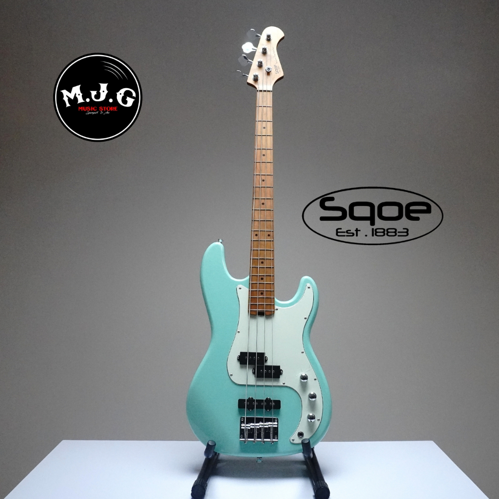 Bass elektrik Sqoe by spain SPJ600 PJ style surfgreen 4 string