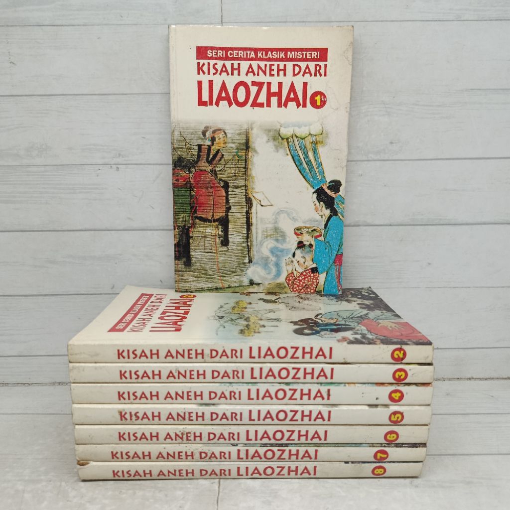 Paket 8 Buku Seri Cerita Klasik Misteri Kisah Aneh Dari Liaozhai 1-8 Tamat