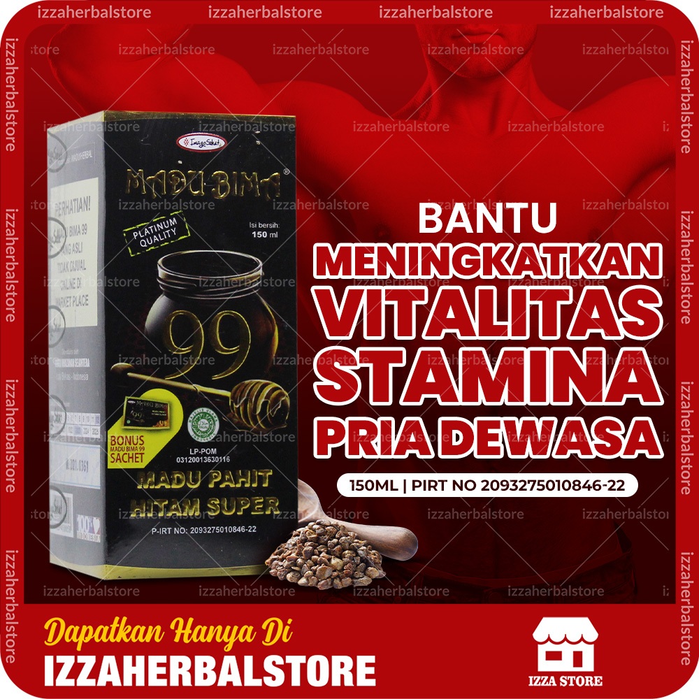 MADU BIMA 99 HITAM PAHIT Original Super Asli Meningkatkan Vitalitas Kesuburan Imunitas Stamina BPOM