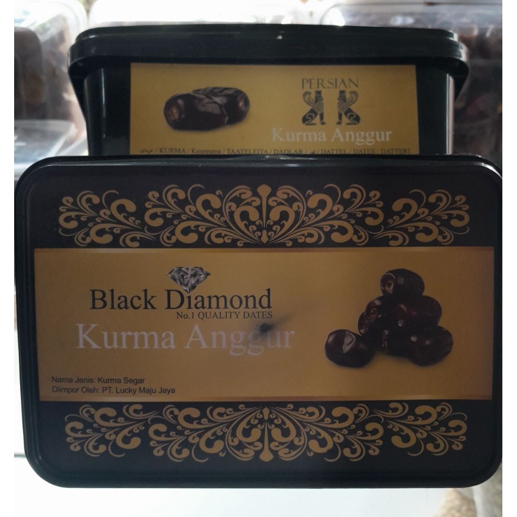 Kurma Anggur Black Diamond Quality Dates 550gr