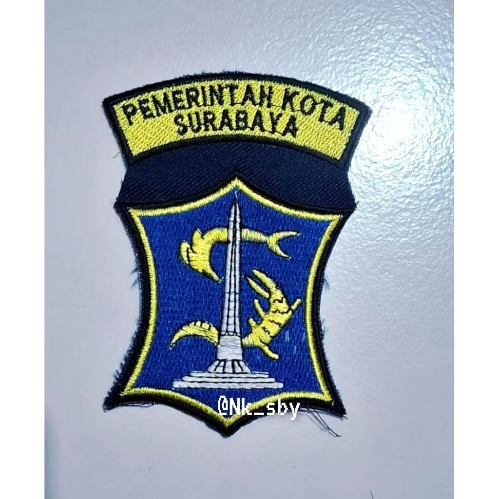 Bet / Badge Dinas Pemerintah Kota Surabaya Bordir