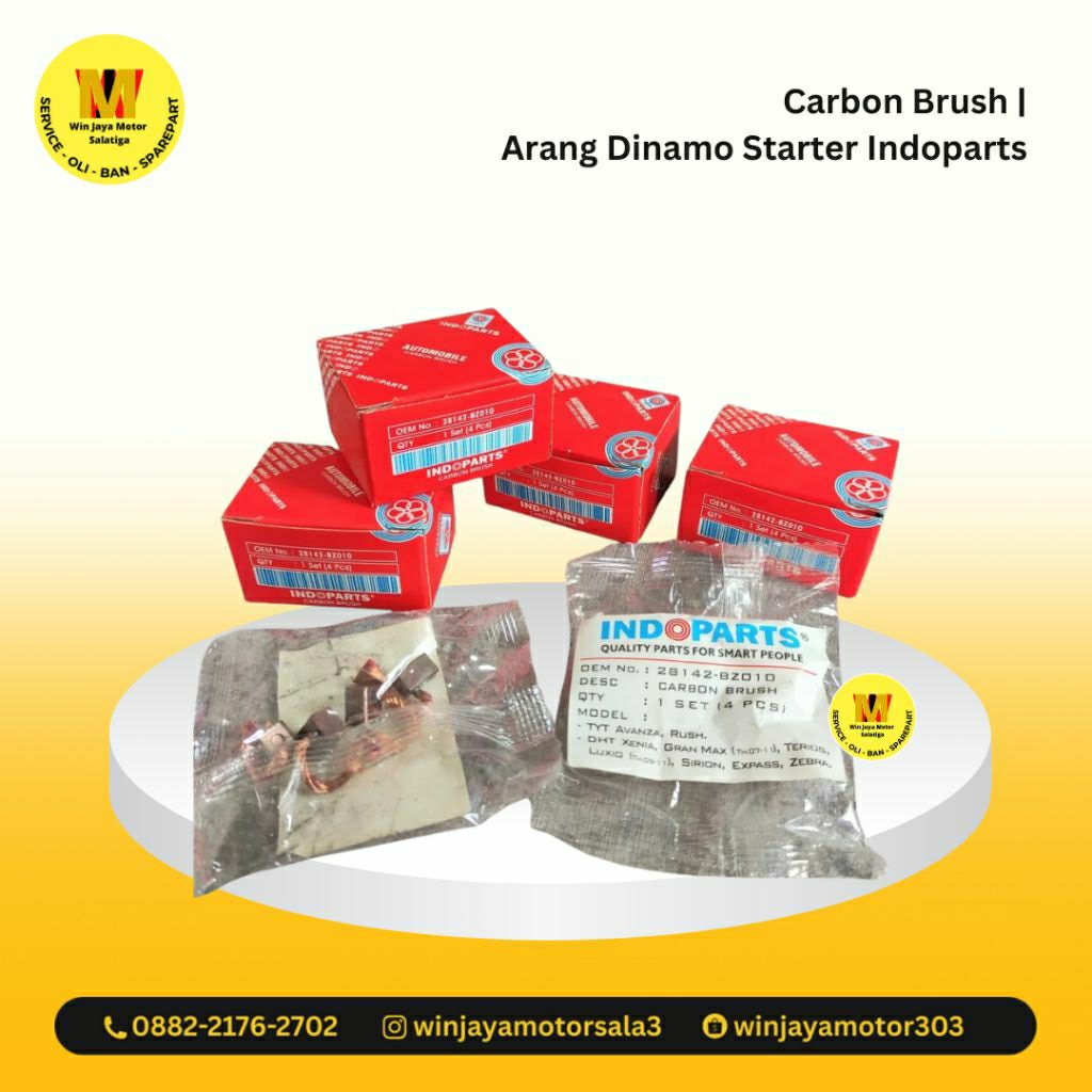 Carbon Brush | Arang Dinamo Starter Indoparts YMH